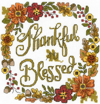 click here to view larger image of Thankful & Blessed (chart)