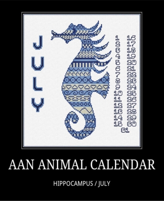 click here to view larger image of July - Seahorse Calendar (chart)