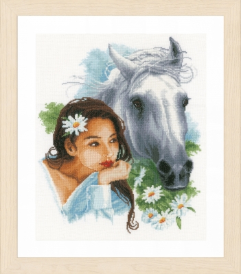 click here to view larger image of My Best Friend (counted cross stitch kit)