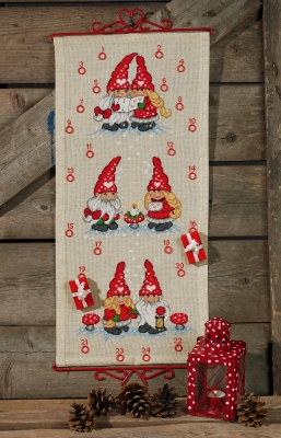 click here to view larger image of Elfs (counted cross stitch kit)