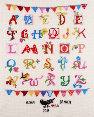 click here to view larger image of Alphabet  (counted cross stitch kit)
