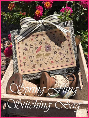 click here to view larger image of Spring Fling Stitching Bag (chart)