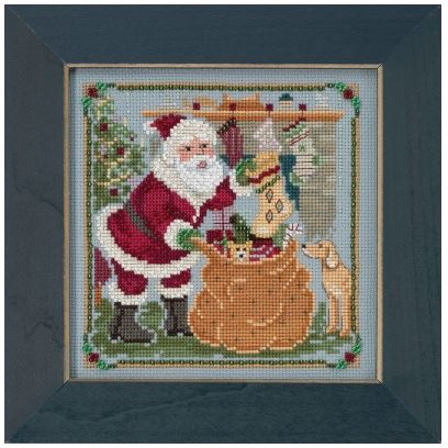 click here to view larger image of Jolly Old Elf (counted cross stitch kit)