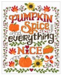 click here to view larger image of Pumpkin Spice - Ursula Michael (counted cross stitch kit)