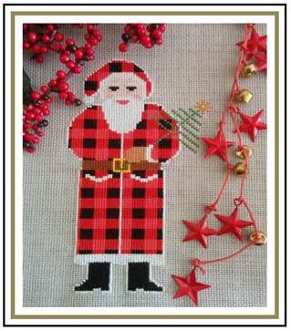 click here to view larger image of Rustic Christmas Series - Woodland Santa (chart)
