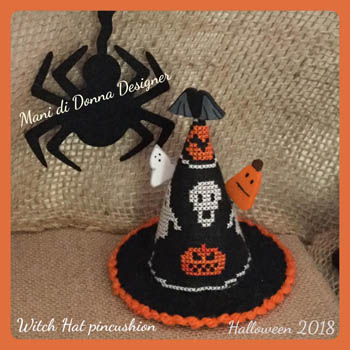 click here to view larger image of Witch Hat Pincushion (chart)