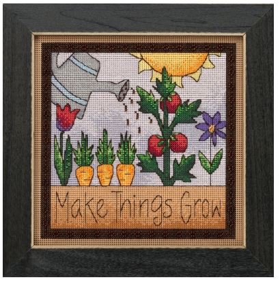 click here to view larger image of Make Things Grow (counted cross stitch kit)