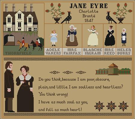 click here to view larger image of Jane Eyre Sampler (chart)