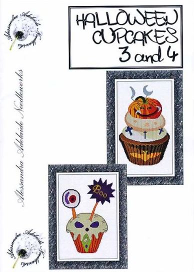 click here to view larger image of Halloween Cupcakes -3-4 (chart)