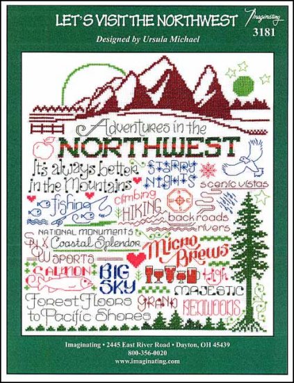 click here to view larger image of Let's Visit The Northwest - Ursula Michael (chart)
