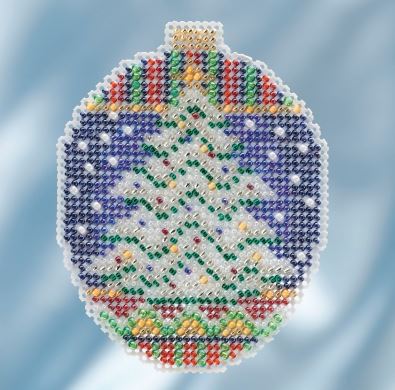 click here to view larger image of Icy Evergreen (counted cross stitch kit)