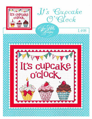 click here to view larger image of It's Cupcake O'Clock (chart)