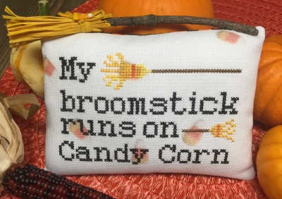 Candy Corn Broom
