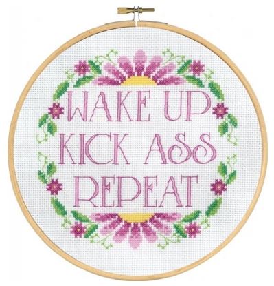 click here to view larger image of Wake Up (counted cross stitch kit)