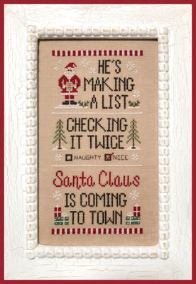 click here to view larger image of Santas List (chart)