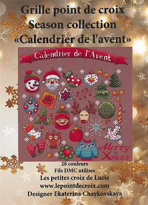click here to view larger image of Calendrier De L'avent (chart)