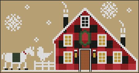 click here to view larger image of Little House - Rustic Christmas Series (chart)