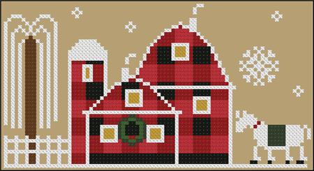 click here to view larger image of Old Barn - Rustic Christmas Series (chart)