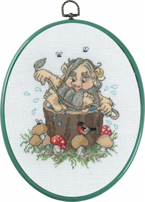 click here to view larger image of Troll Dad (counted cross stitch kit)