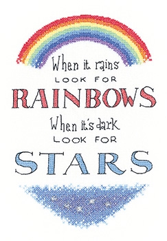 click here to view larger image of Look For Rainbows - Peter Underhill Collection (counted cross stitch kit)