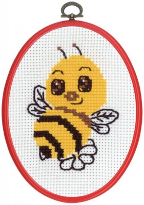 click here to view larger image of MFK Bee (counted cross stitch kit)