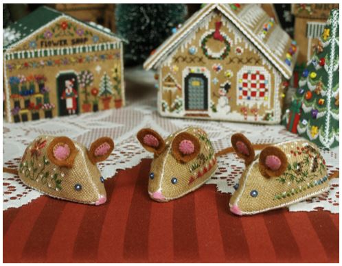 Gingerbread Mice Ornaments