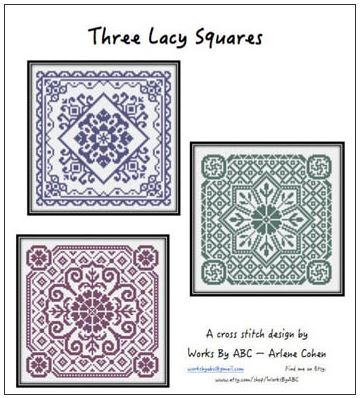 Three Lacy Squares