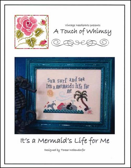 click here to view larger image of It's A Mermaid Life For Me (chart)