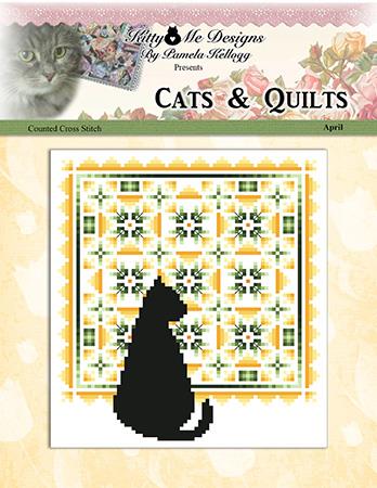 click here to view larger image of Cats And Quilts April (chart)