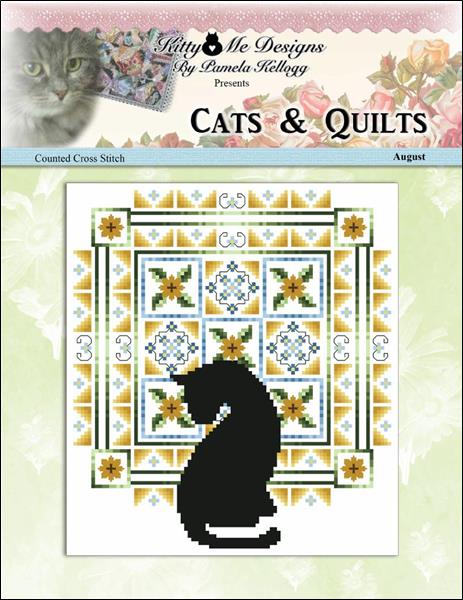 click here to view larger image of Cats And Quilts August (chart)