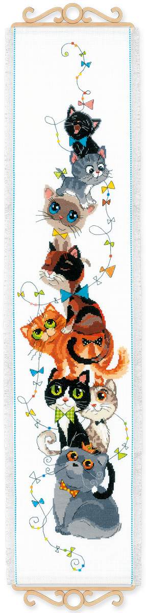 click here to view larger image of King of the Heap (counted cross stitch kit)