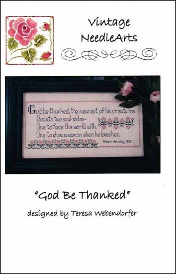 click here to view larger image of God Be Thanked (chart)