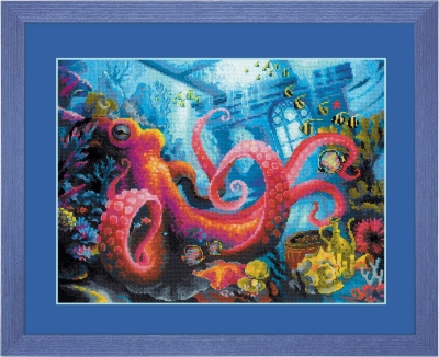 click here to view larger image of Underwater Kingdom, The (counted cross stitch kit)