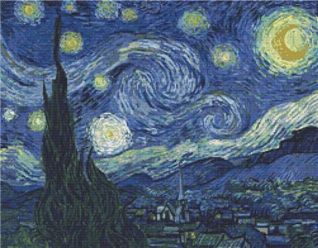 click here to view larger image of Starry Night, The (Vincent Van Gogh) (chart)