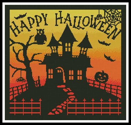 click here to view larger image of Halloween House Square  (Joni Prittie) (chart)