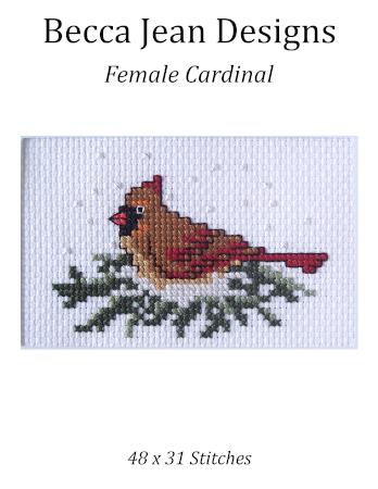 click here to view larger image of Female Cardinal (chart)