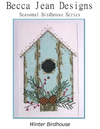 click here to view larger image of Winter Birdhouse - Seasonal Birdhouse Series (chart)