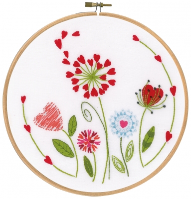 click here to view larger image of Flowers (embroidery kit)