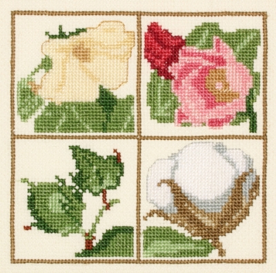 click here to view larger image of Cotton - Bloom to Boll (counted cross stitch kit)