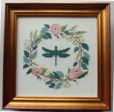 Botanical Wreath - Dragonfly