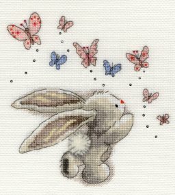click here to view larger image of Butterflies (counted cross stitch kit)