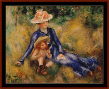 Yvonne and Jean, 1899 - Renoir