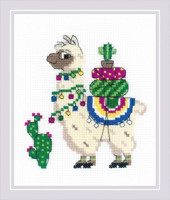 click here to view larger image of Llama (counted cross stitch kit)