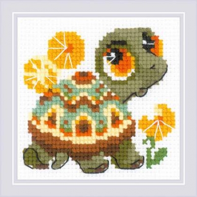 click here to view larger image of Little Turtle (counted cross stitch kit)