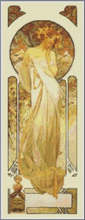 click here to view larger image of Lady Sylvanis Essence (Alphonse Mucha) (chart)