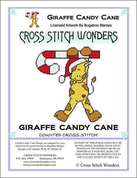 Giraffe Candy Cane