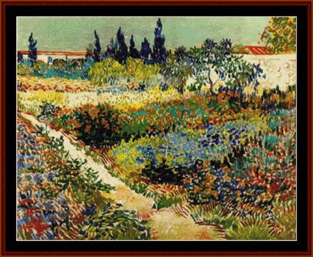 Flowering Garden in Summer - Van Gogh