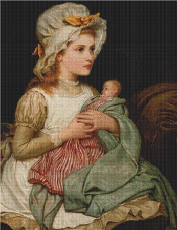 Young Girl with Her Doll, A  (Kate Perugini)