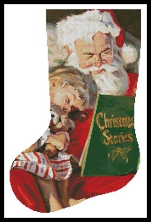 Christmas Stories Stocking - Left  (Tom Browning)