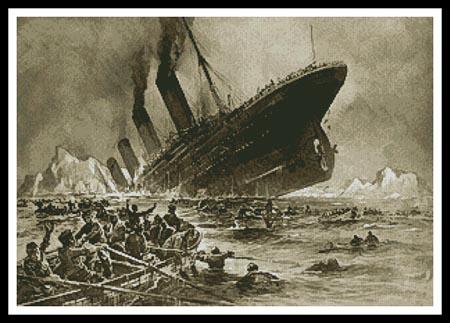 Titanic Sinking  (Willy Stower)